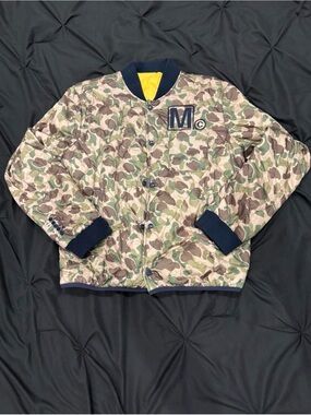 DiaDora Heritage x Mark McNairy Men’s Camo Lightweight Bomber Jacket